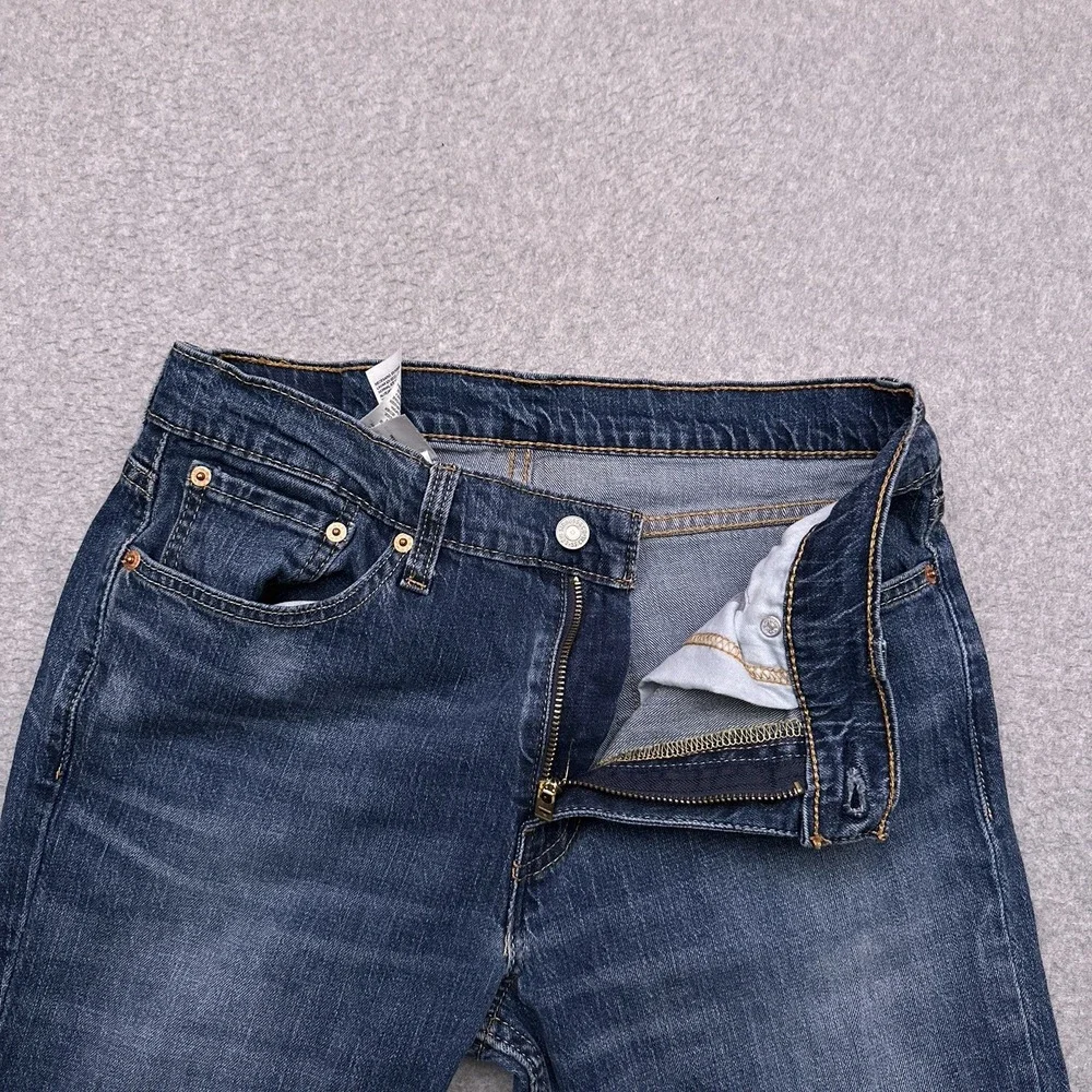 Levi's 511 Jeans Men's 32x33 Slim Straight Medium Wash‎ Denim Stretch Fade EUC